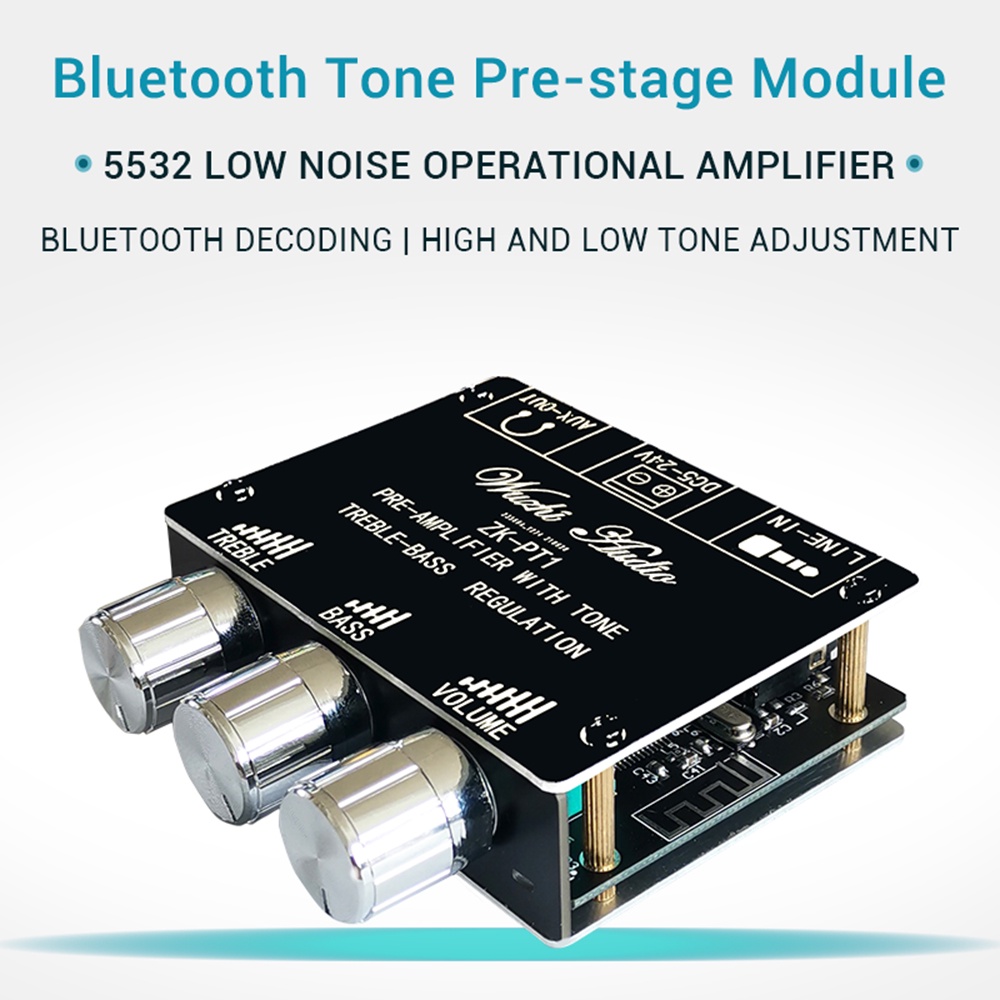 Bộ khuếch đại âm thanh DIYMORE Bluetooth 5.0 Zk-Pt1 2 kênh chuyên dụng chất lượng cao