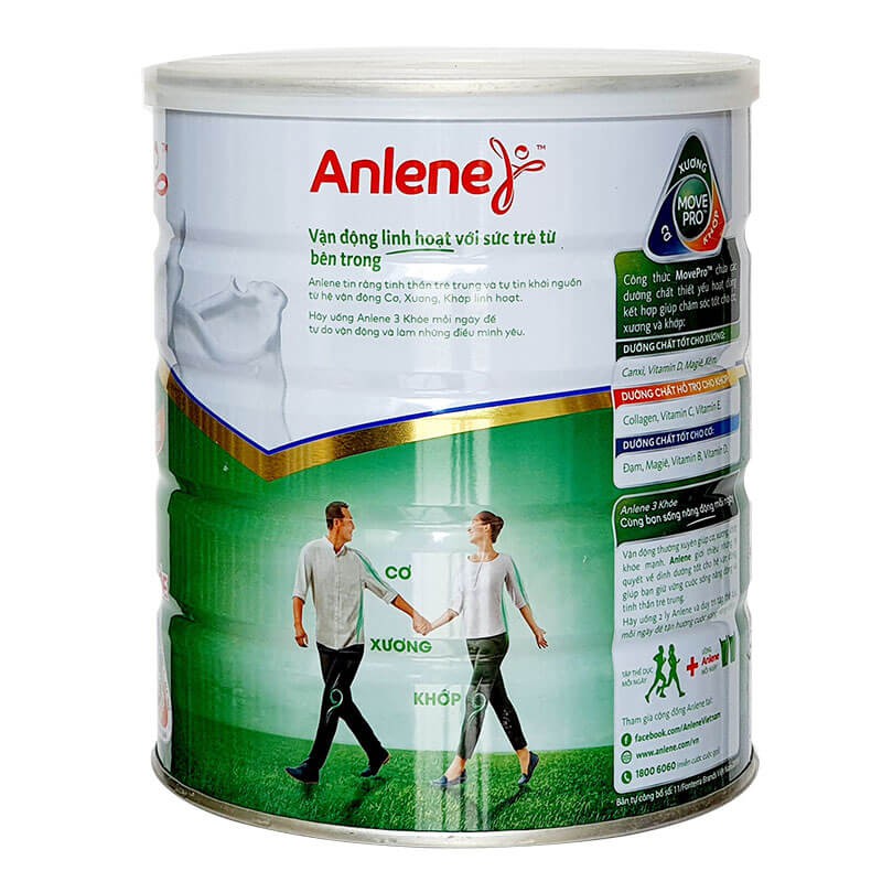 Sữa bột Anlene Gold 800g [trên 40 Tuổi]