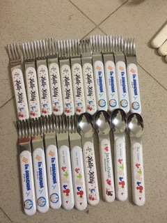 Thìa dĩa trẻ em hàng si Nhật