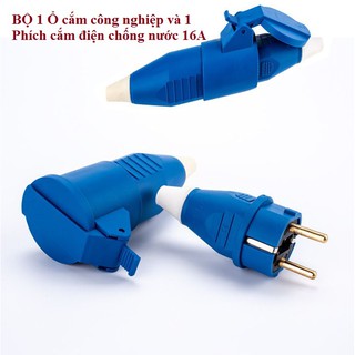 Ổ cắm phích cắm chống vỡ,chống nước siêu chặt 16A