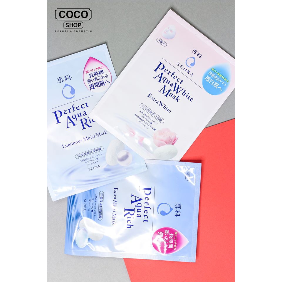 MẶT NẠ GIẤY SENKA 1 miếng-[Coco Shop]