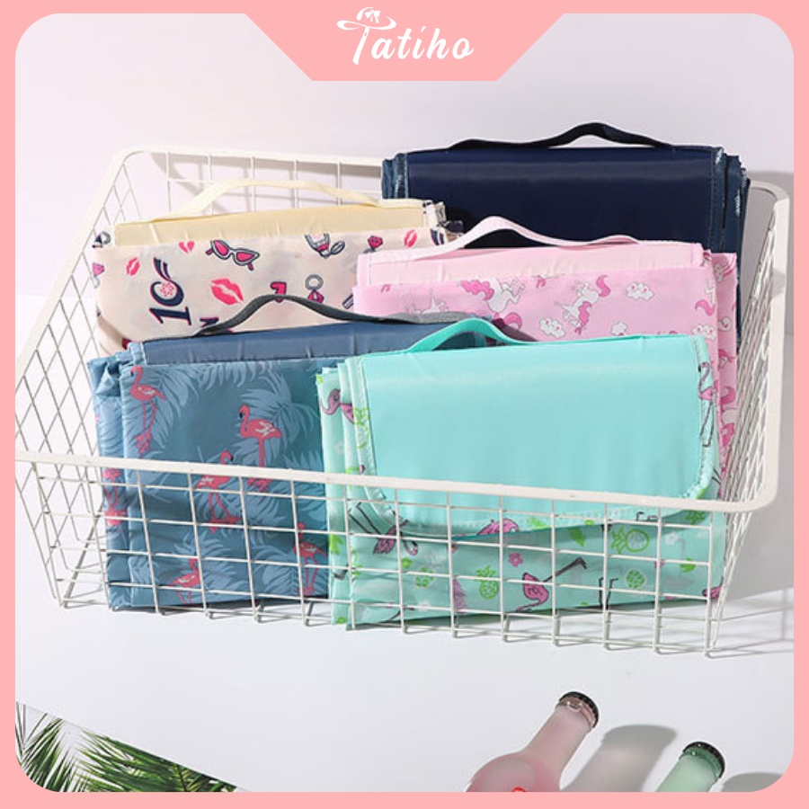 [Hàng Xịn, Giá Tốt] Thảm Picnic, Khăn Tấm Trải Cắm Trại, Du Lịch, Dã Ngoại  Chống Thấm Nước Gấp Gọn Tiện Dụng- Mã PN001