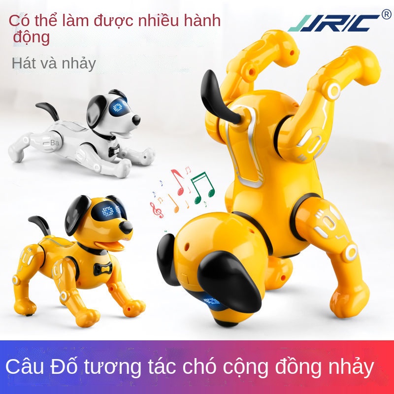 ■Chó Robot đóng thế thông minh Chó cưng có thể lập trình Đi dạo bằng điện và hát Đồ chơi trẻ em Robot điều khiển từ xa C