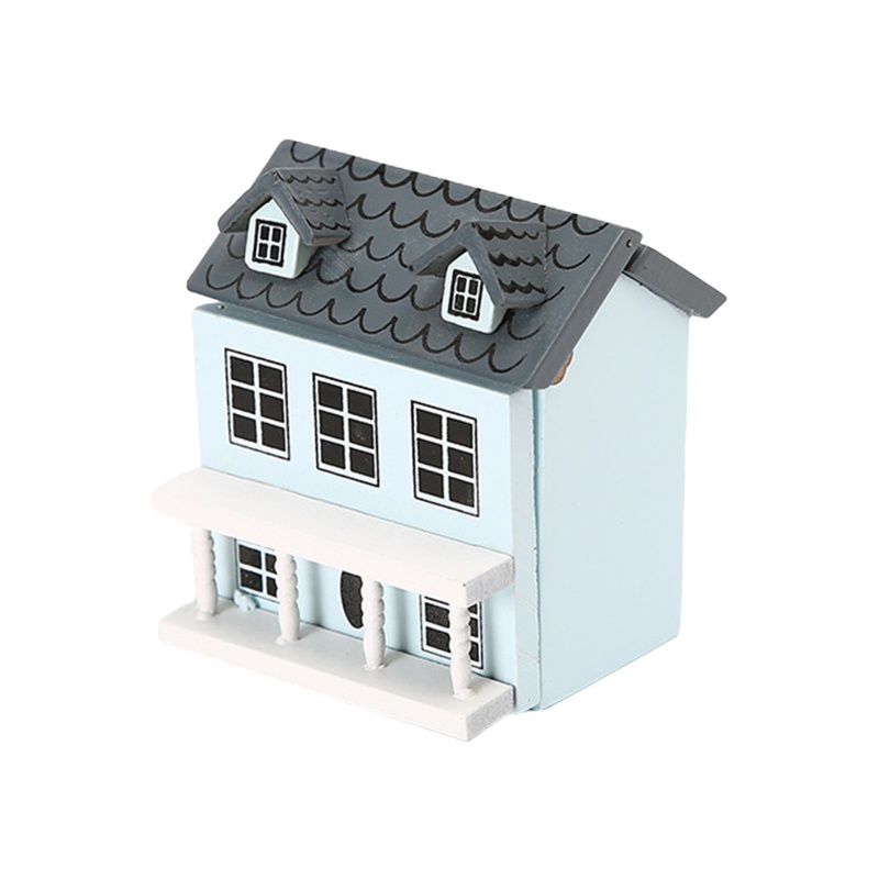 Mô Hình Ngôi Nhà Villa Mini Tỉ Lệ 1: 12 Dùng Để Trang Trí Nhà Búp Bê