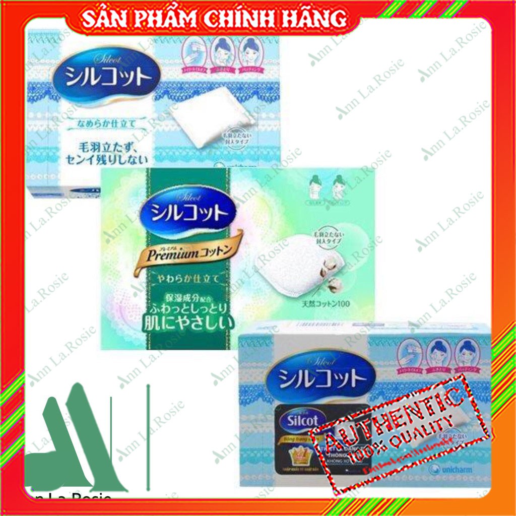 Bông Tẩy Trang Silcot 66 miếng - 82 miếng