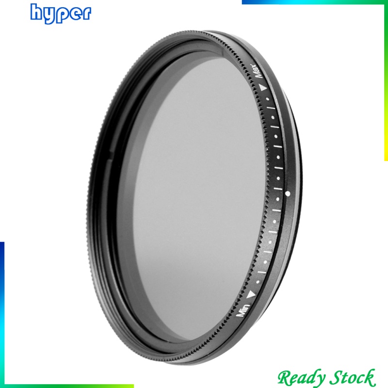 49-82mm ND2-ND400 Fader Variable Adjustable ND Neutral Density Filter 49mm