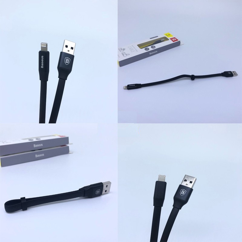 Cáp Sạc Đa Năng Baseus cổng Lightning cho iPhone và Micro USB (2 trong 1) - Dài 23cm
