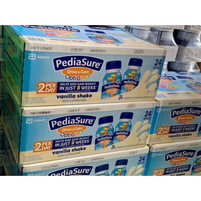 Combo 6 Chai Sữa PediaSure Nước Hương Vani 237m của Mỹ (Date mới)