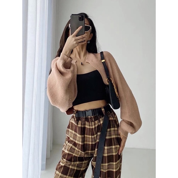 ÁO LEN TAY DÀI HỞ CỔ