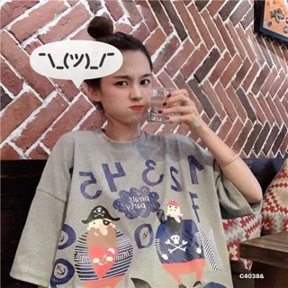 Áo phông hoạt hình 123456 (C)