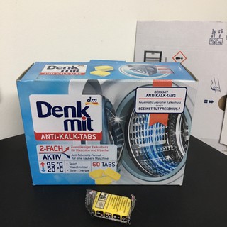 Viên tẩy lồng máy giặt Denkmit [NỘI ĐỊA ĐỨC]  bán lẻ 1 viên