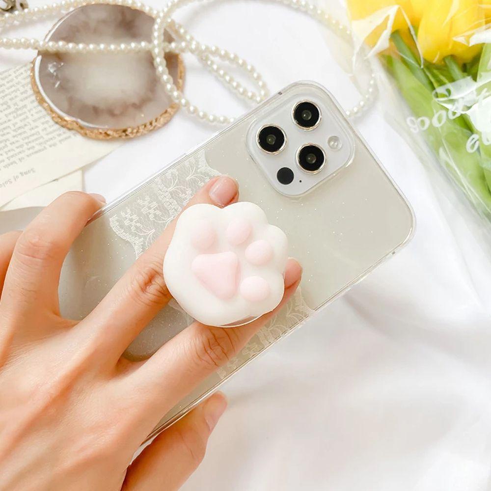 [COD] Giá Đỡ Điện Thoại Di Động Mềm Mại Có Vòng Nhẫn Có Thể Gập Lại
