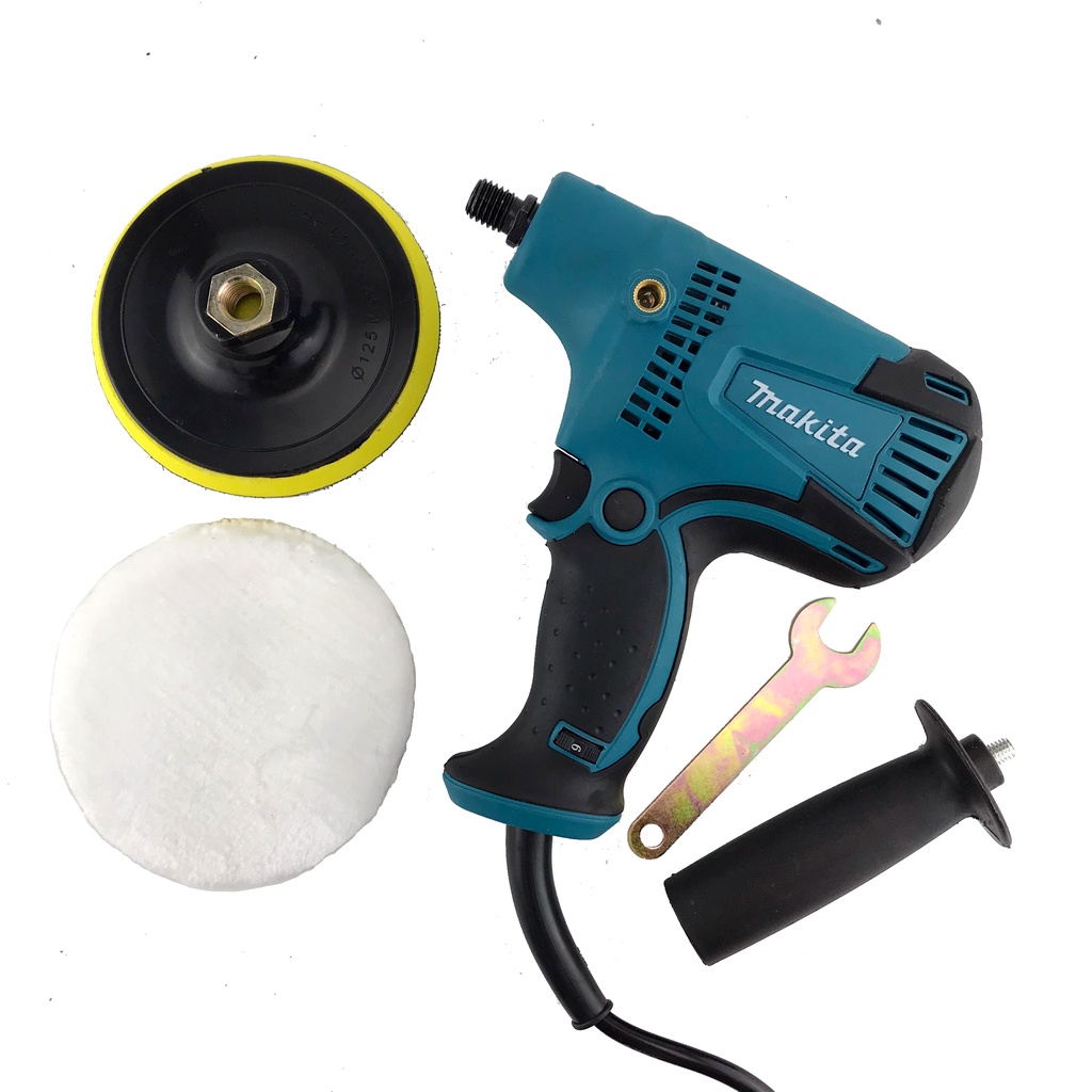Máy chà nhám, đánh bóng xe ô tô mini 6 cấp MKT GV6010 tặng phụ kiện