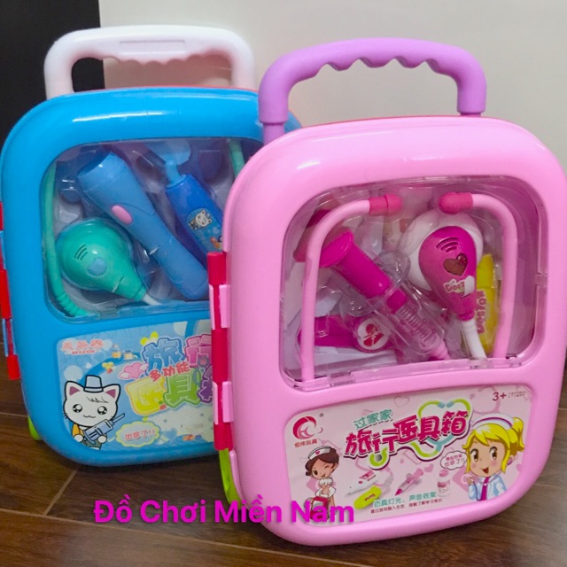 [CÓ ĐÈN NHẠC] Vali Kéo Đồ Chơi Bác Sĩ loại lớn cực xịn dành cho bé đồ chơi cho bé trẻ em đồ chơi cho bé, trẻ em
