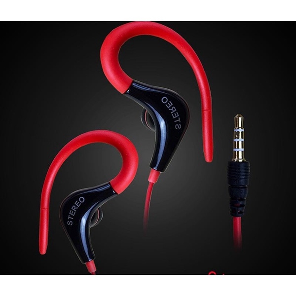 Tai nghe nhét tai có móc kẹp vành tai giắc 3.5mm kèm mic kiểu dáng thời trang