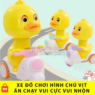 【HOT】 Xe Đồ Chơi Dây Cót Hình Chú Vịt Ngồi Vespa Siêu Ngỗ Nghĩnh (Đồ Chơi Vận Động)