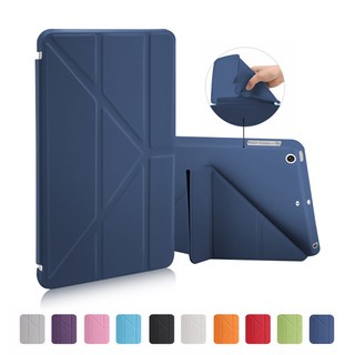 Bao da máy tính bảng nắp lật chất liệu TPU + da Pu siêu mỏng cho ipad 5 6 air 1 2 / Mini 1 2 3 4 5