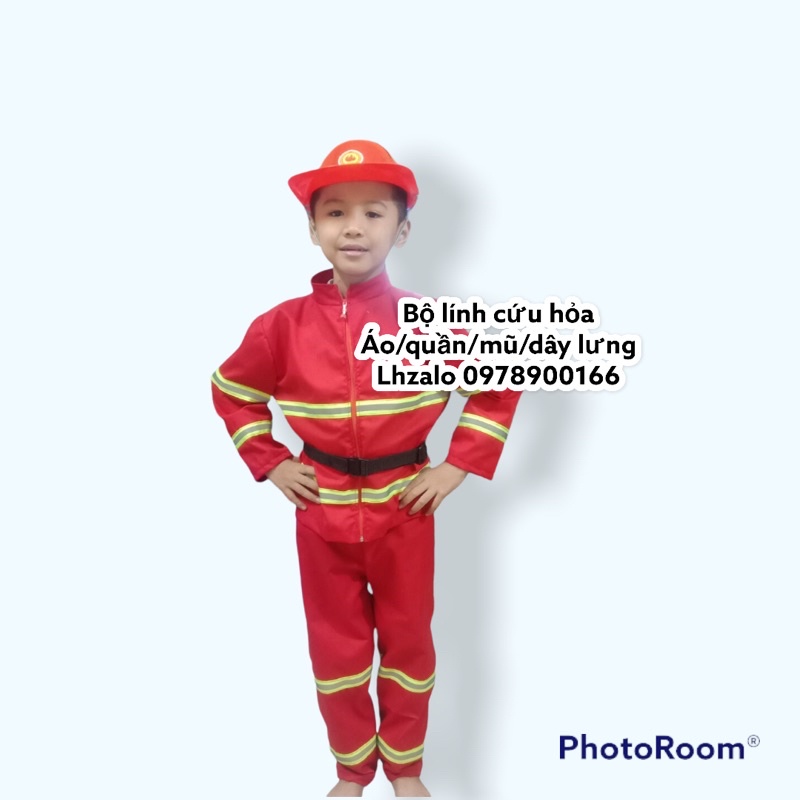 Bộ hoá trang Lính cứu hỏa cho bé