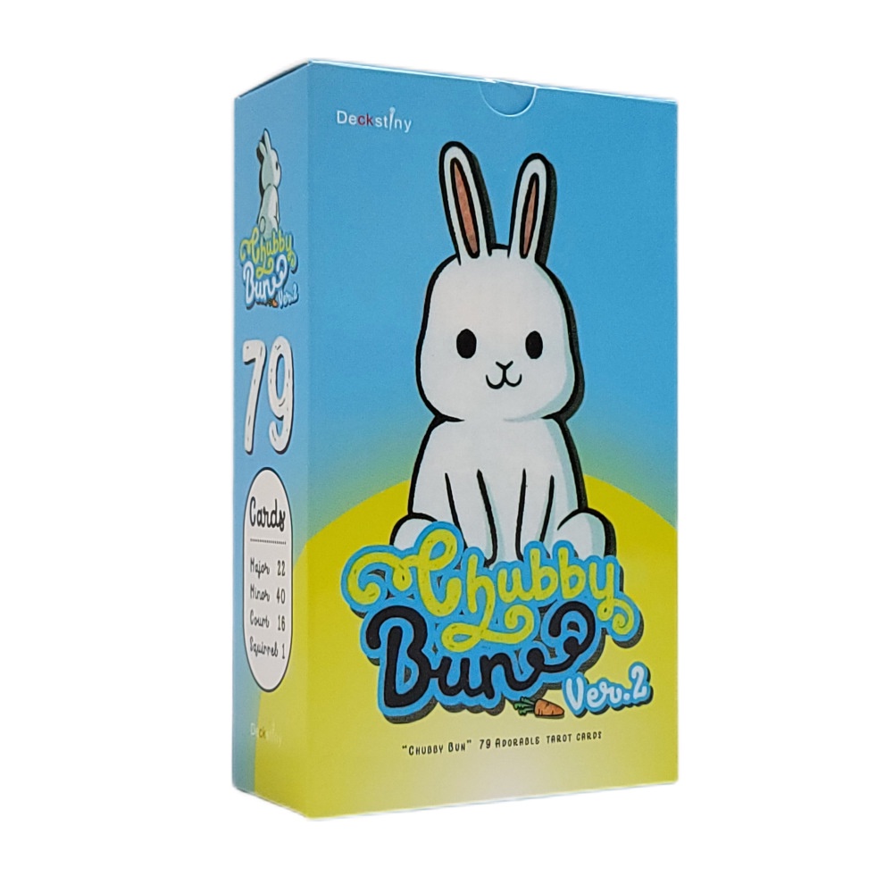 [Size Gốc] Bộ Bài Chubby Bun Tarot 78 Lá Bài 7x12 Cm Tặng Đá Thanh Tẩy S79