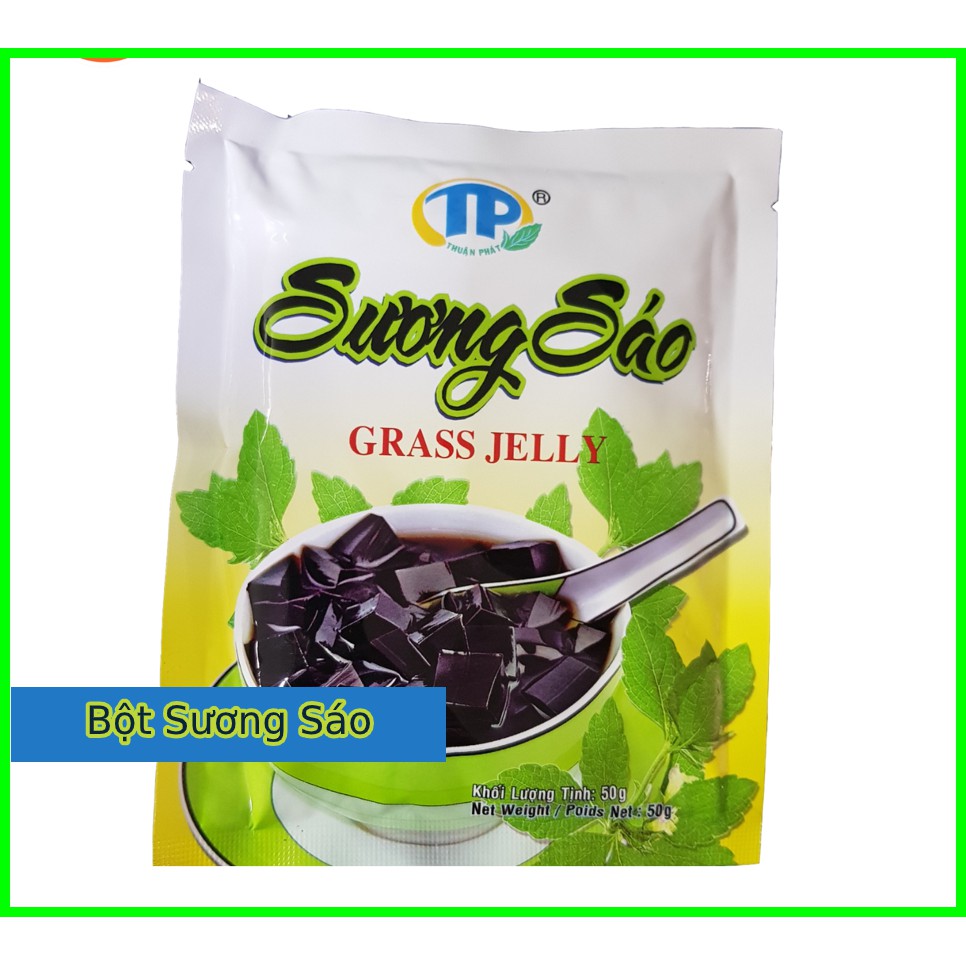 BỘT SƯƠNG SÁO THUẬN PHÁT (Gói 50g) - Nguyên Liệu Làm Topping Thanh Mát Giải Nhiệt