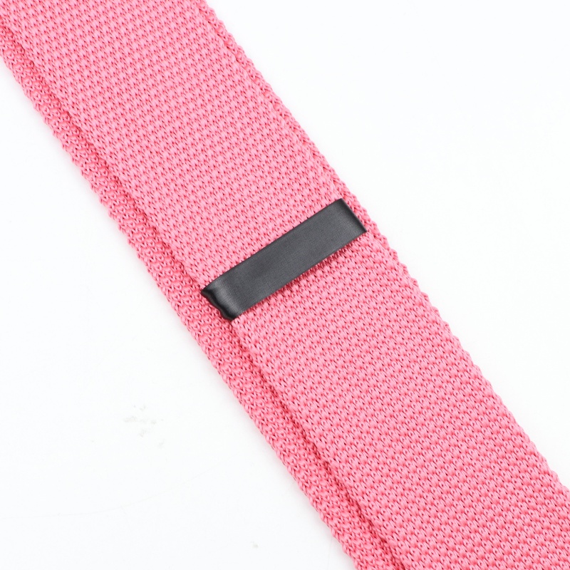 Cà Vạt Dệt Kim Màu Trơn Phong Cách Mới 5.5cm Cho Nam