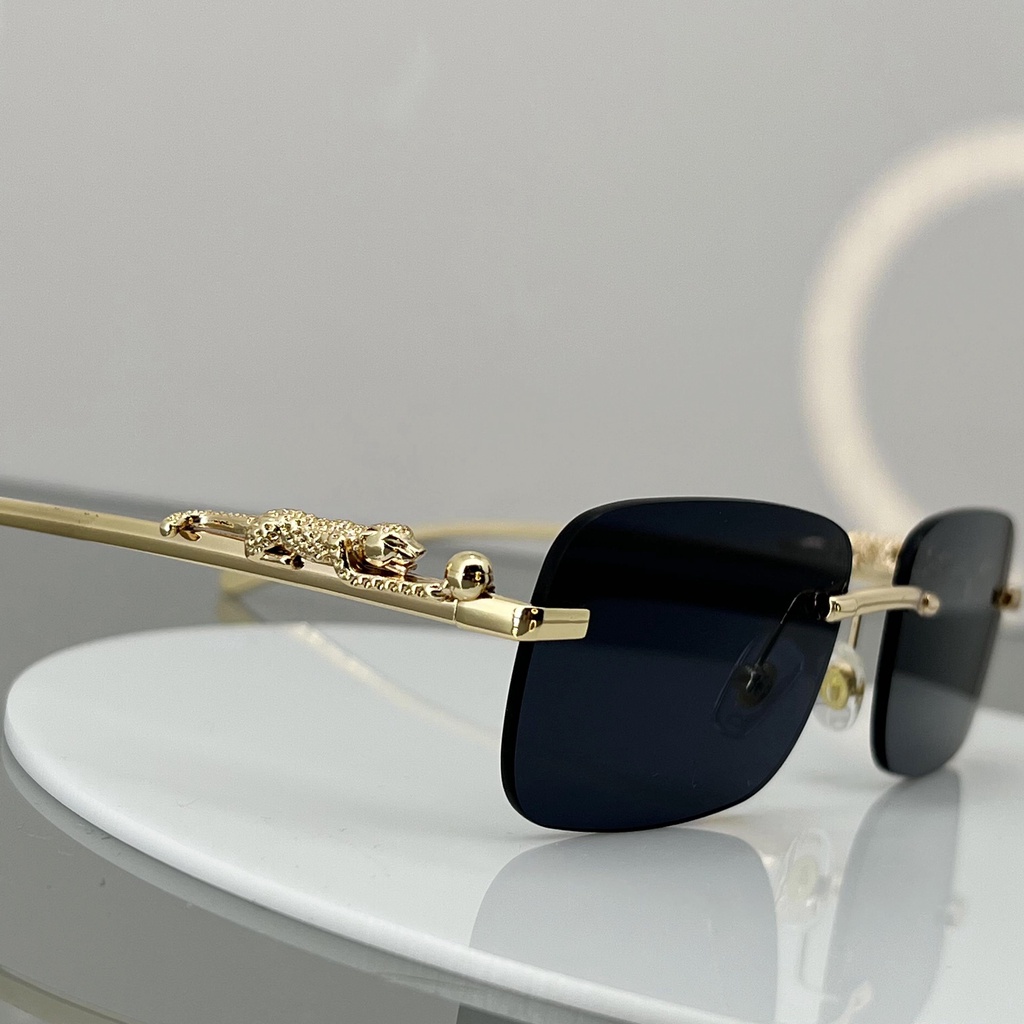 Kính mát nam, gọng kính thời trang đính kèm hoạ tiết sang trọng chống tia uv400 K557 htstore