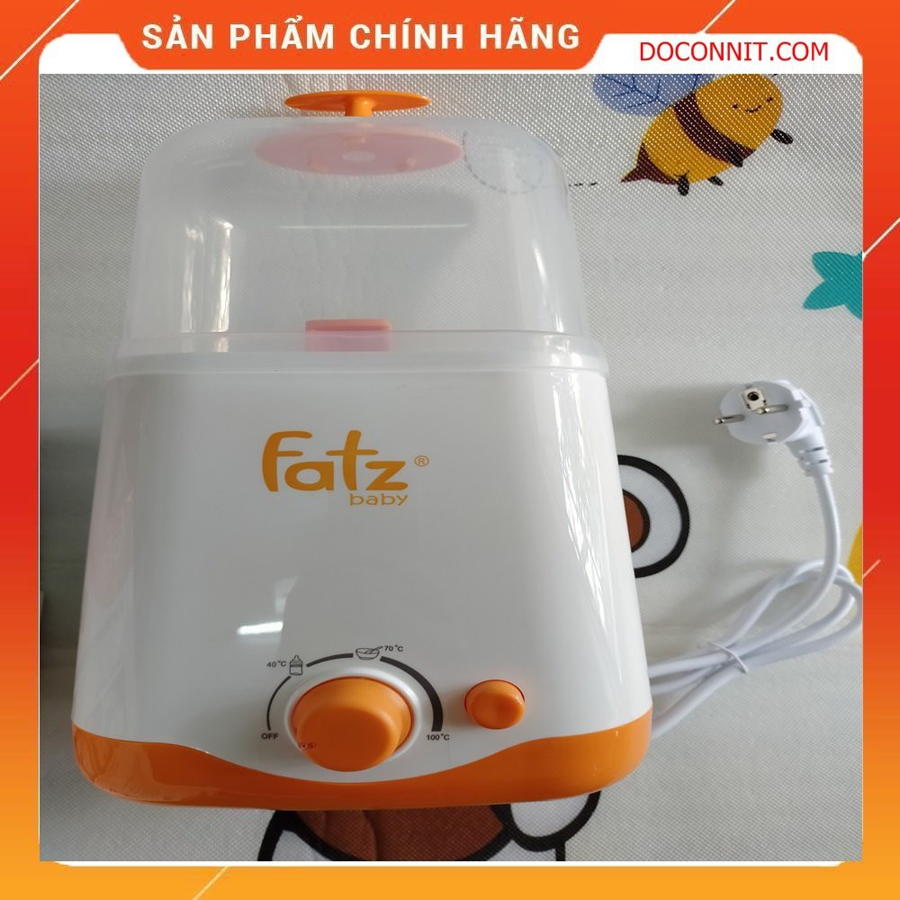 Máy Hâm, Tiệt Trùng Bình Sữa 2 Bình Cổ Rộng Fatz Baby FB3012SL