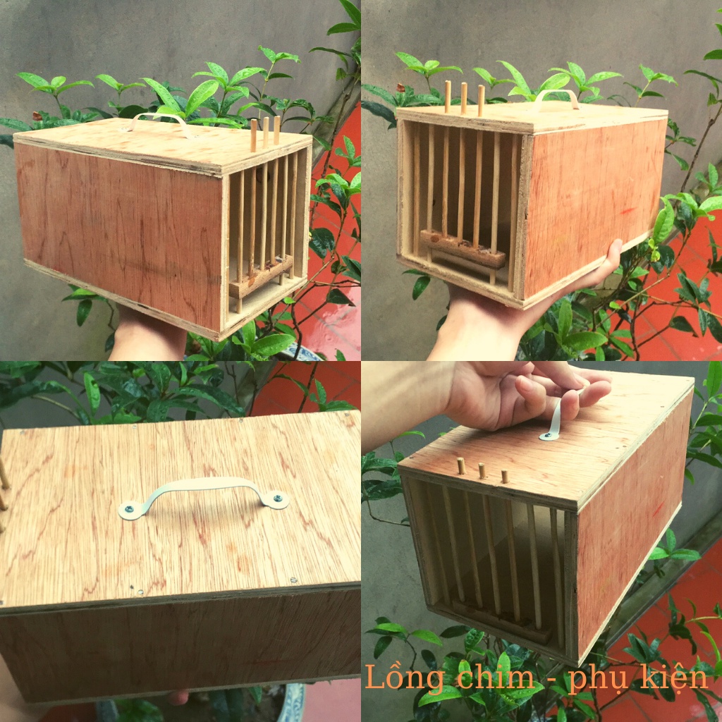 Hộc, cốp đựng chim tiện lợi Hộc chuyển chim chào mào, chòe, mi,...các loại giá rẻ chất liệu gỗ