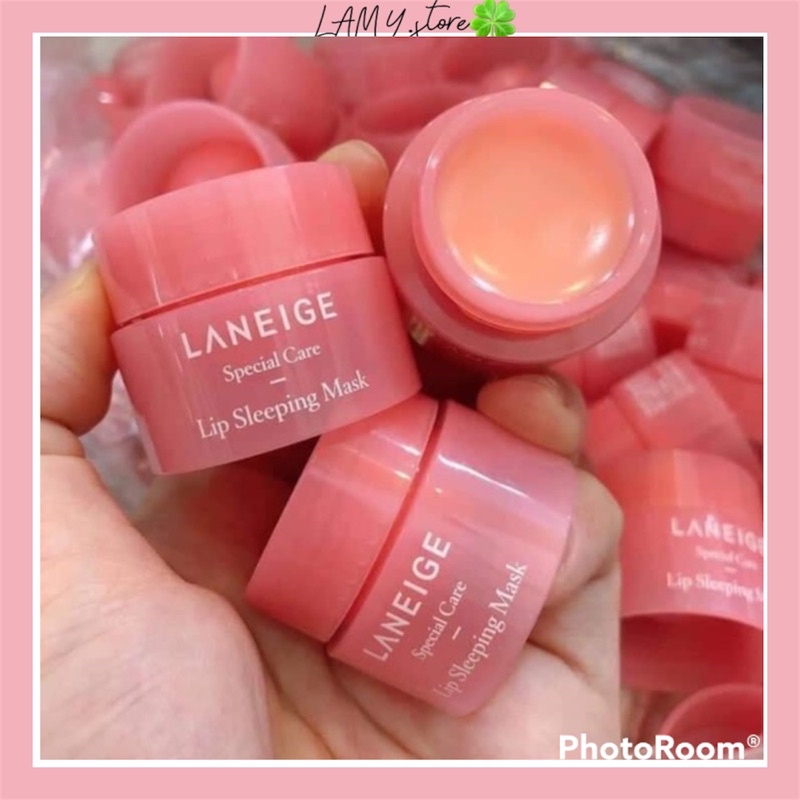 Ủ môi Laneige mini 3g, mặt nạ ngủ laneige, son dưỡng môi Laneige, dưỡng ẩm phục hồi môi thâm LANEIGE Sleeping Mask Mini