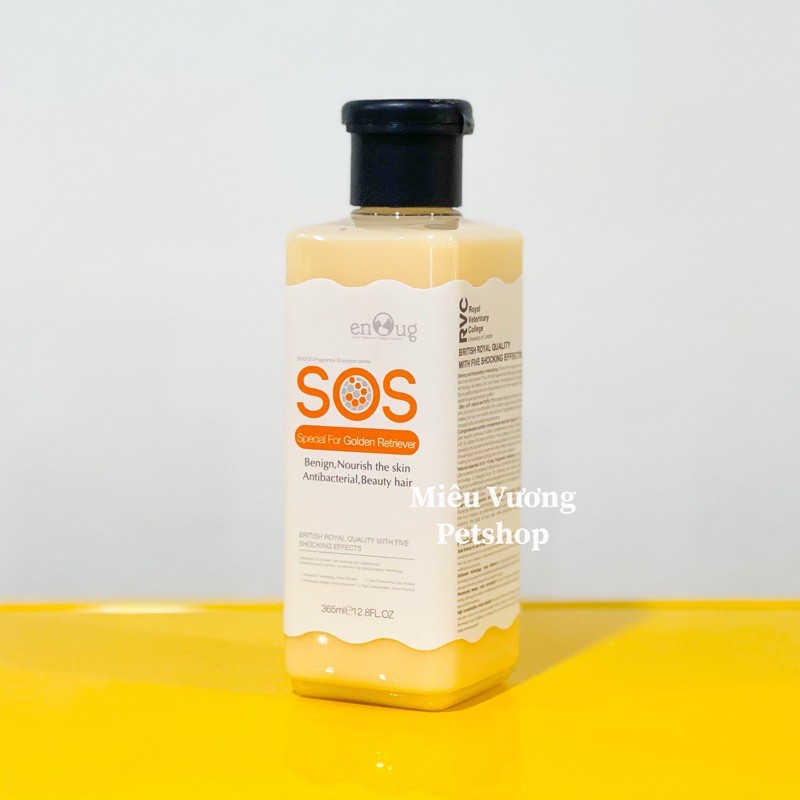 Sữa tắm SOS dành riêng cho chó Golden Retriever chai 365ml