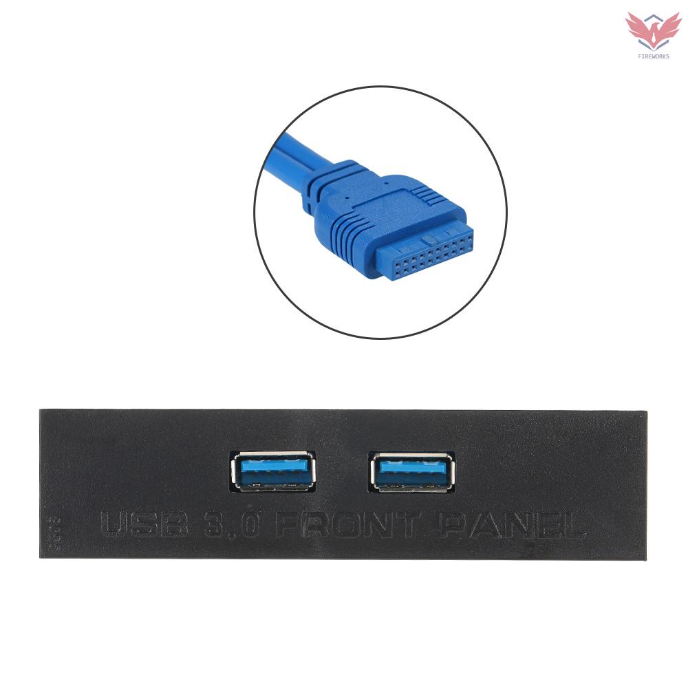 Dây Cáp Chuyển Đổi 2 Cổng Usb 3.0 20 Pin Sang Usb 3.0 60cm Cho Pc Desktop 2.5 | BigBuy360 - bigbuy360.vn