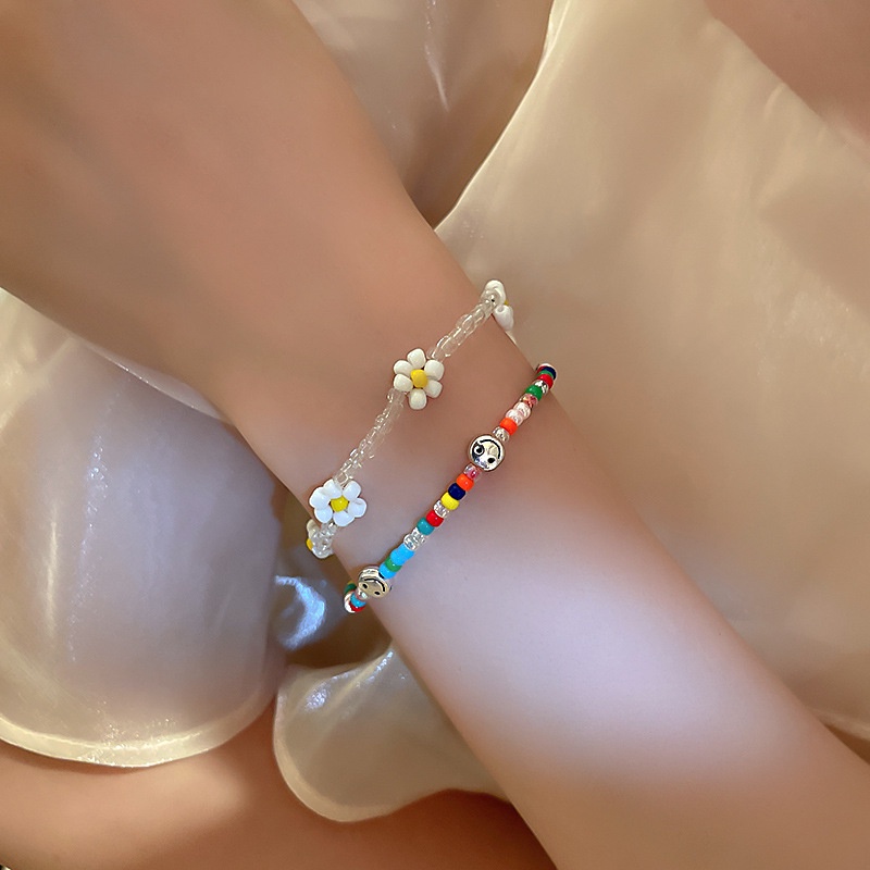 17KM Korean style pearl beads colorful bracelet for women accessories | BigBuy360 - bigbuy360.vn