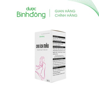 Bình đông cao ích mẫu - hỗ trợ giúp giảm đau bụng kinh - ảnh sản phẩm 3