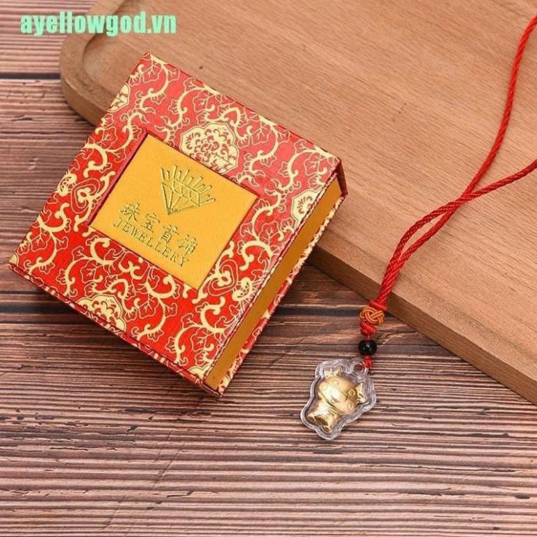 [Sẵn Hàng Giao Ngay] dây đeo cổ trâu vàng may mắn