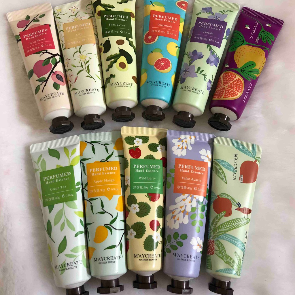 Kem dưỡng da tay Maycreate, dưỡng ẩm - Perfume Hand Essence, mềm mại và thơm (giao mùi ngẫu nhiên) - Lamy Beauty Store | BigBuy360 - bigbuy360.vn
