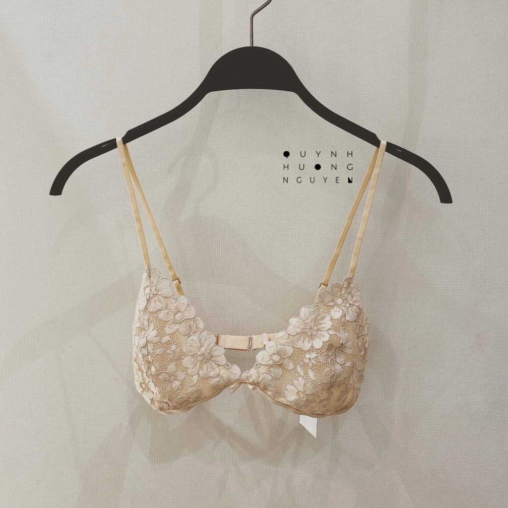 Áo lót nữ bralette màu nude ren sexy không gọng (tặng kèm mút)