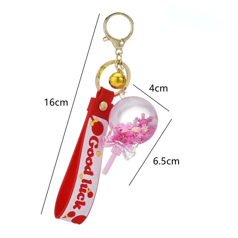 Móc Khóa Hình Kẹo Mút Bằng Acrylic Sáng Tạo