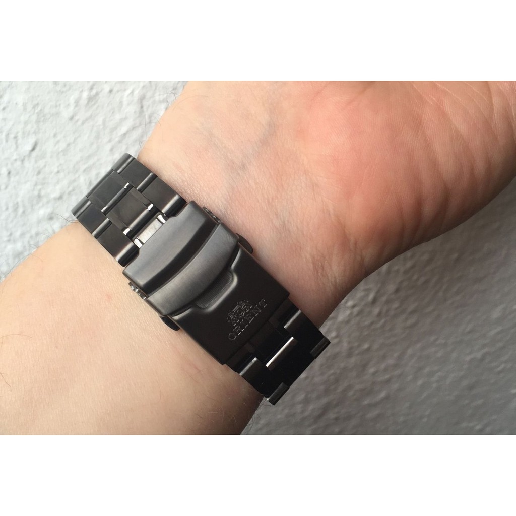 Đồng hồ nam Orient chính hãng FAA02003B9, dây kim loại.