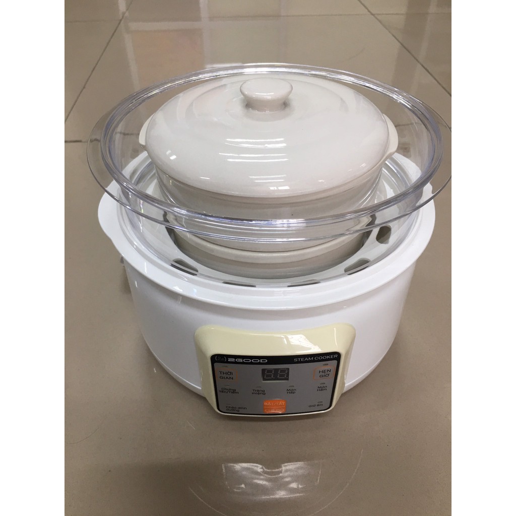 Nồi Hầm Cháo Cách Thủy 2 Tầng 2GOOD A600 dung tích 1,5 Lít