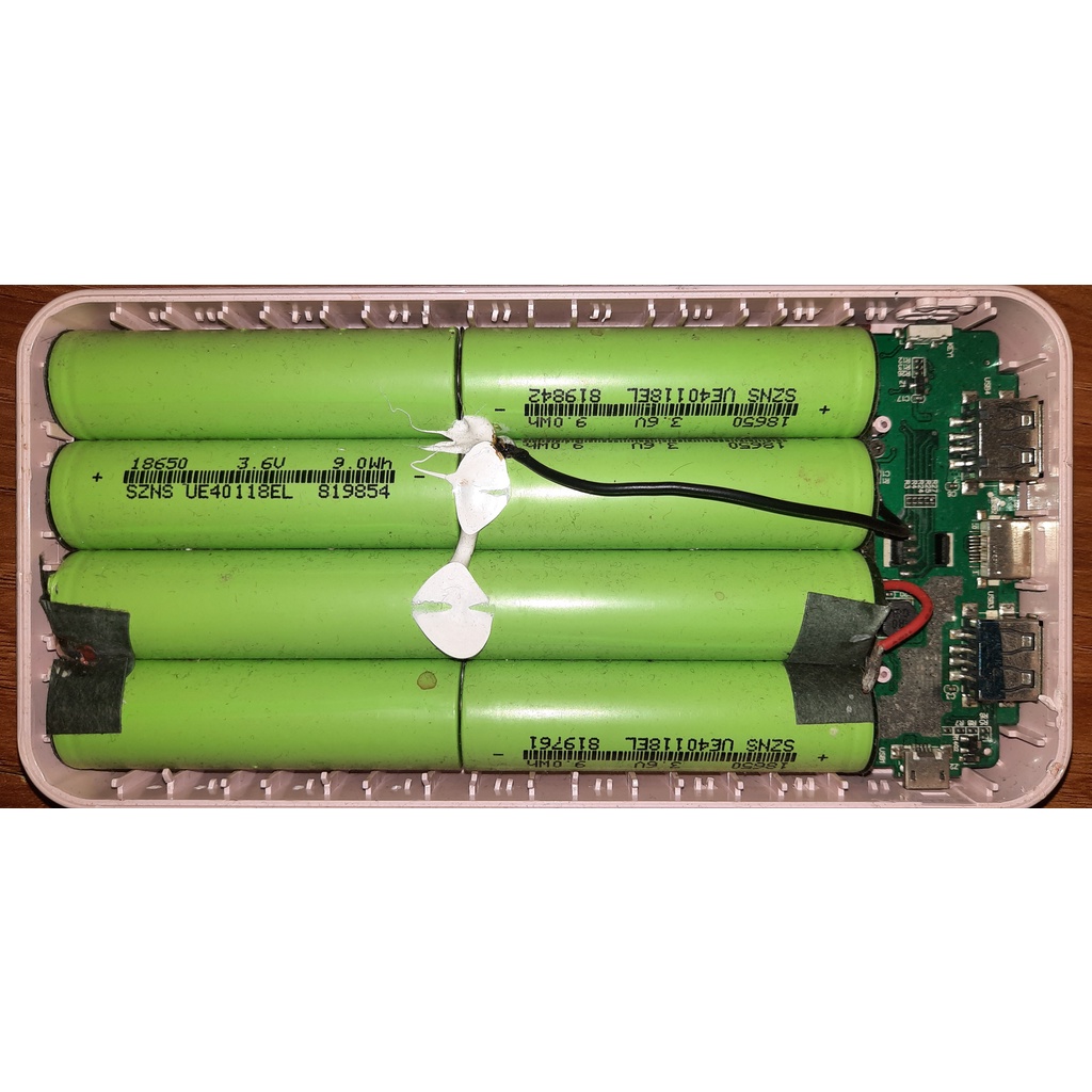 Pin 18650 SZNS 2500 mAh 9.0Wh tháo sạc dự phòng