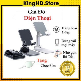 Giá Đỡ Điện Thoại Gấp Gọn Để Bàn, Kệ Để Điện Thoại - Xem Film Ổn Định - Dùng Để Livestream - Học Online Cực Tốt