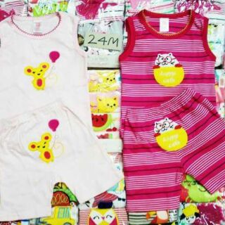 Bộ sát nách cho bé Carter Thái Lan set 2 bộ