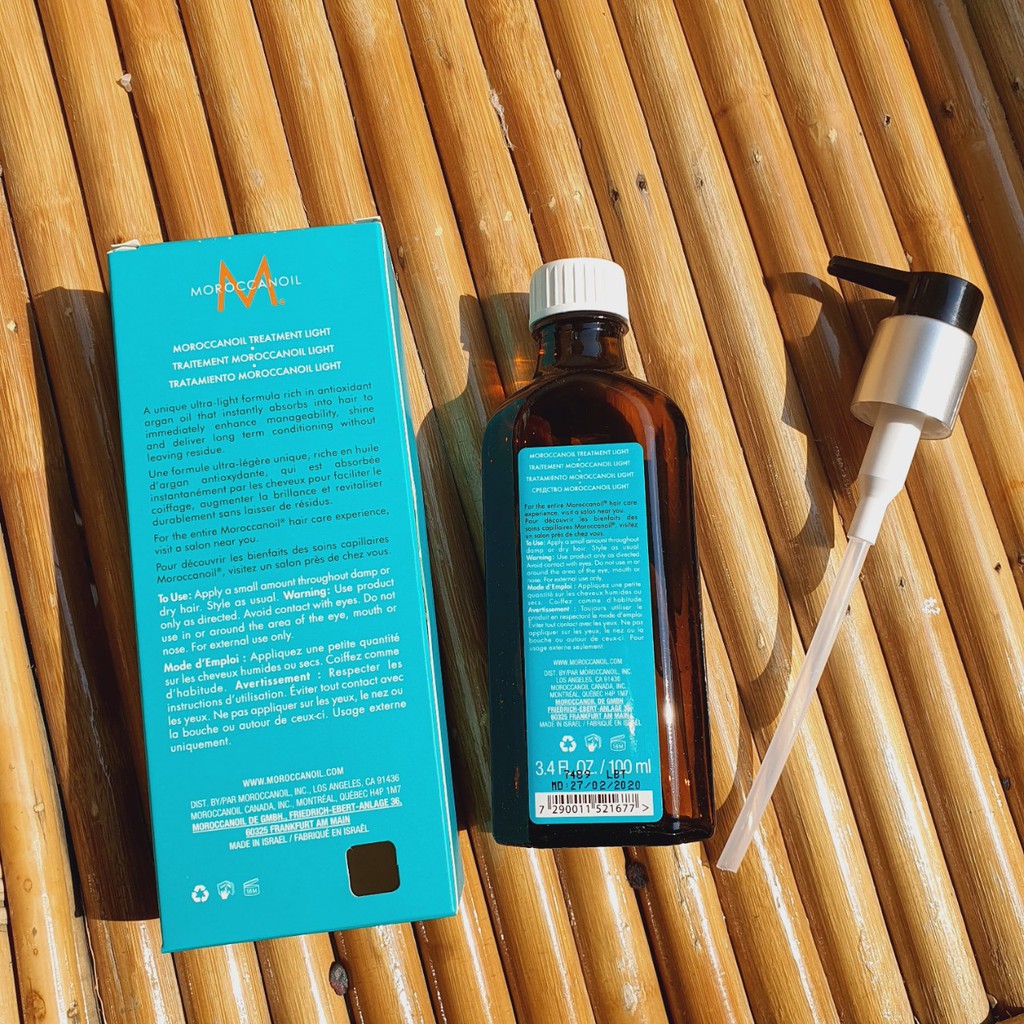 DẦU DƯỠNG TÓC MOROCCANOIL TREATMENT LIGHT 100ML - 200ML