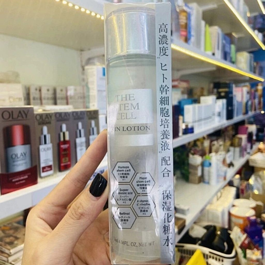 Nước Hoa Hồng Toner 120ml Se Khít Lỗ Chân Lông Dưỡng Da Căng Bóng-The Stem Cell Skin Lotion.