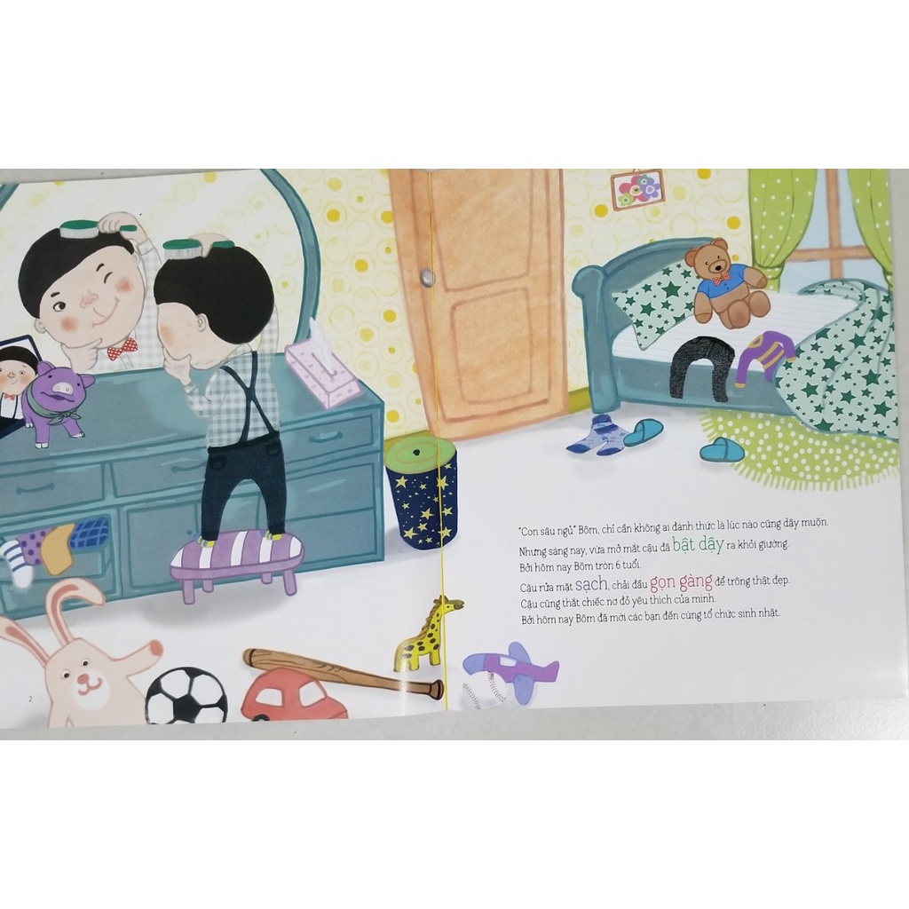 Sách- Hướng Dẫn Kĩ Năng An Toàn Cho trẻ Em- Phòng Tránh Bỏng- Tiệc Sinh Nhật Bão Táp