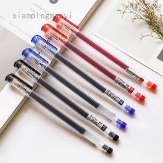 Bút Mực Gel Ngòi 0.38Mm Thiết Kế Sáng Tạo Màu Đỏ/Xanh Dương/Đen