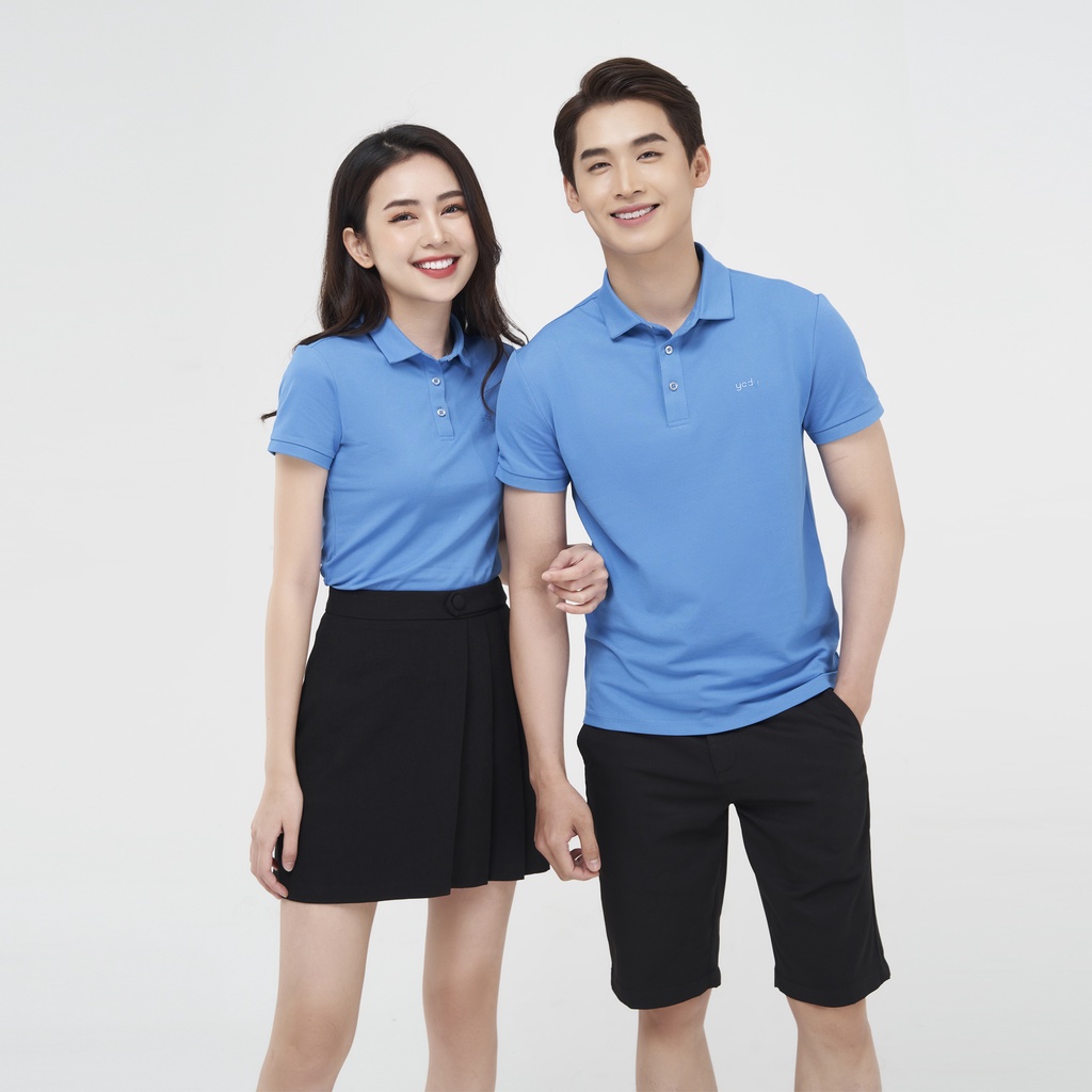 Áo polo YODY nam kiểu dáng phông cổ bẻ cotton cao cấp thoáng mát mềm mịn APM5363