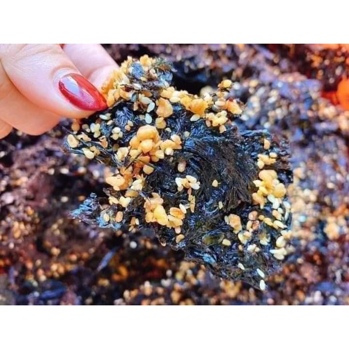 Rong Biển Cháy Tỏi Hũ 200gr Thơm Ngon