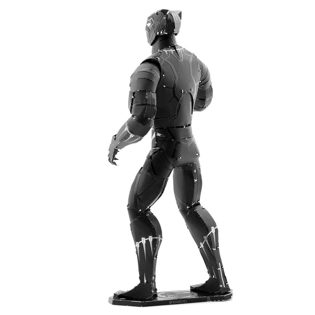 Mô hình lắp ráp kim loại 3d BLACK PANTHER 16cm