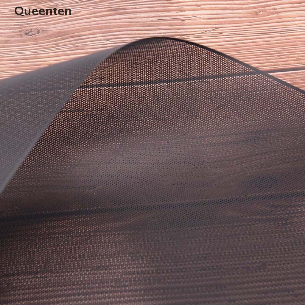 Queenten diy 30x100cm lưới máy tính pvc vỏ máy tính quạt làm mát nắp lọc bụi màu đen